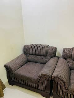 Five seater sofa set with center table. 0313-2956997