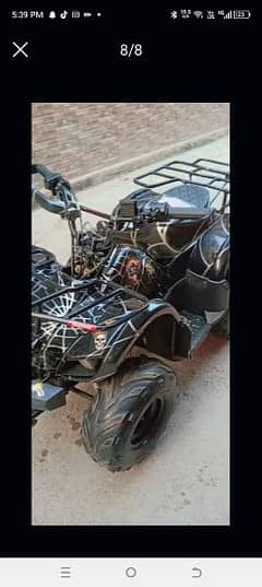 Quad bike 110 cc black spider edition 0