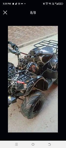 Quad bike 110 cc black spider edition 0