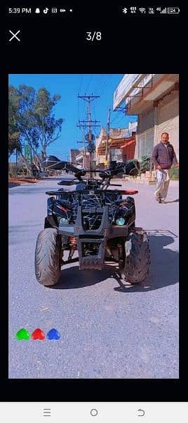 Quad bike 110 cc black spider edition 1