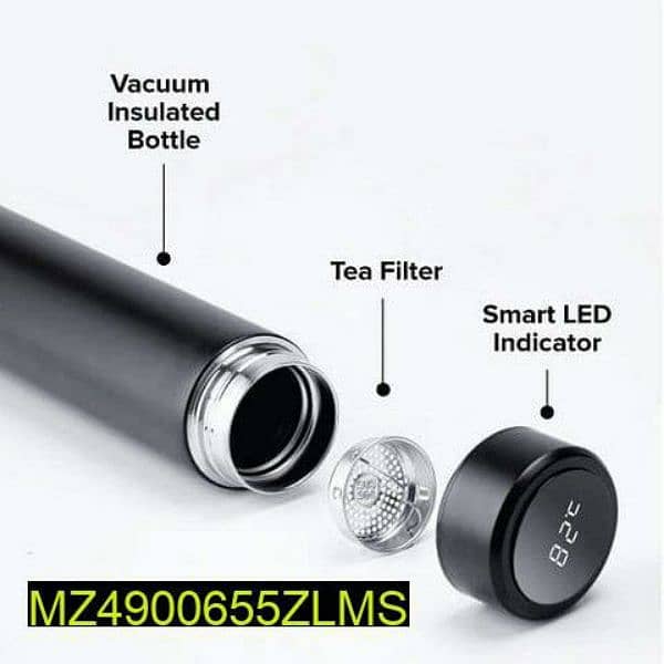 500 ml water bottle with digital LED Temperature display 3