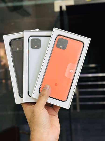 Google Pixel 4 (6/64gb) (6/128gb) Box Pack Stock Available 0