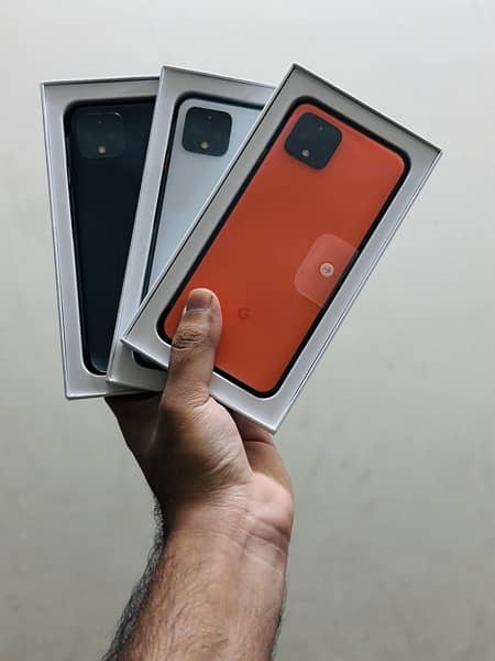 Google Pixel 4 (6/64gb) (6/128gb) Box Pack Stock Available 1
