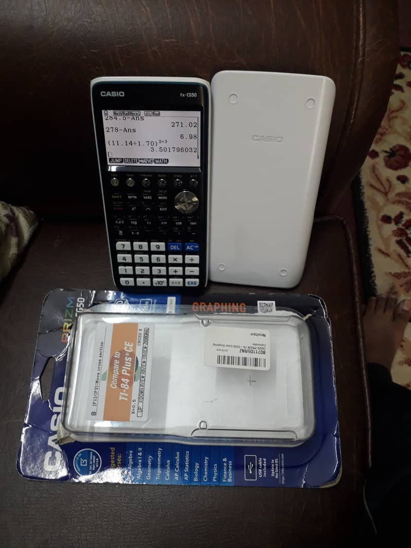 CASIO FX-CG50 GRAPHING CALCULATOR with Box and accessories. 0