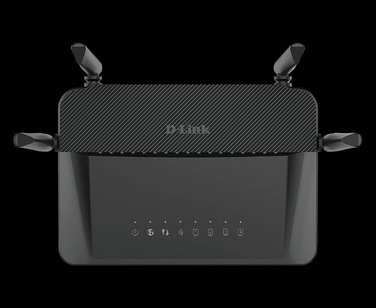 D-Iink router with adapter 0