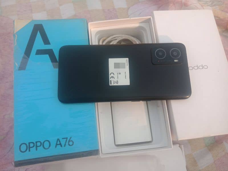 oppo A76 6/128 new condition 0