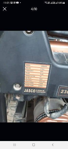 6 months use generator  2.5 kv 2