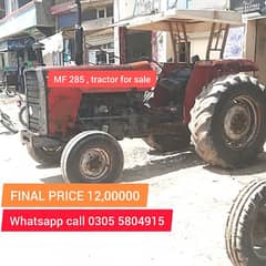 MF285 irani tractor for sale
