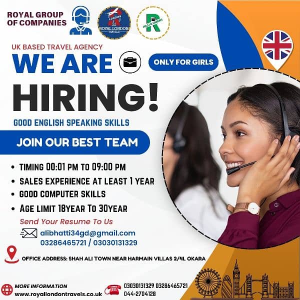 Uk Besd Travel Agency Job Please Share Cv On This Numbers 03030131329 0