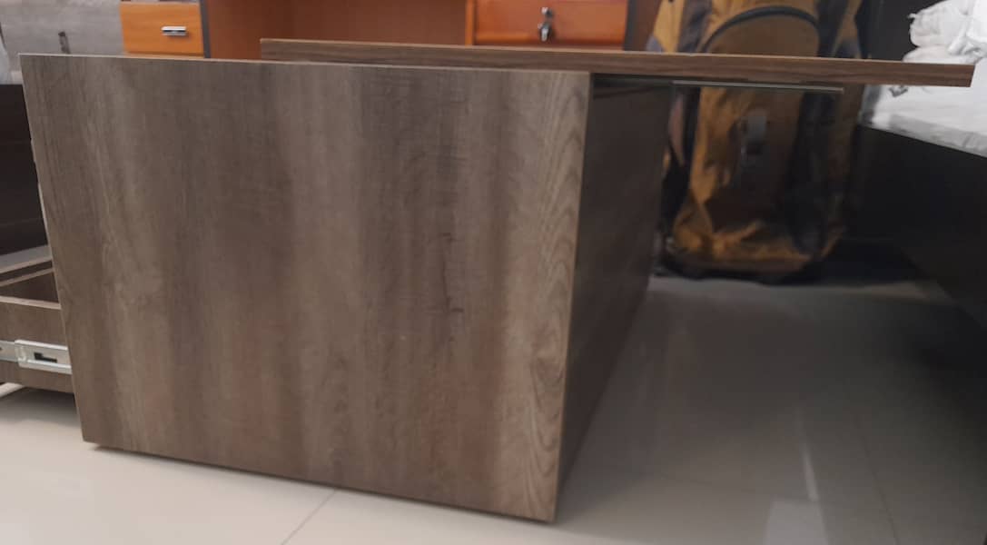 Coffee table custom designed all from Alnoor tactile material 1