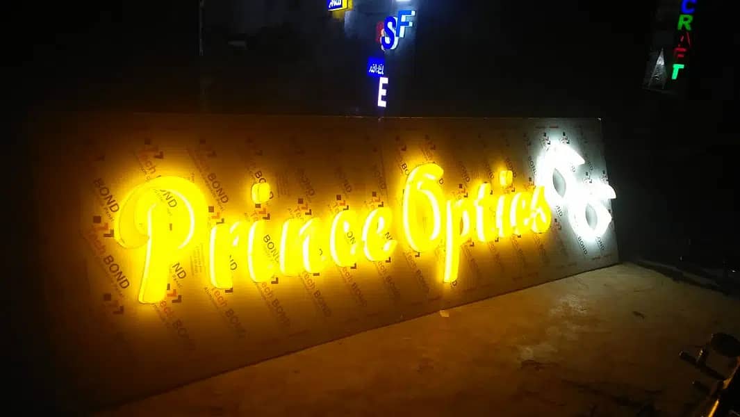 3D Sign Board / Sign Board / Neon Sign 4