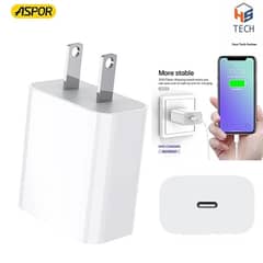 Aspor A801 New 20w Fast Charging Us Pin Quick Charge For Mobile Phone