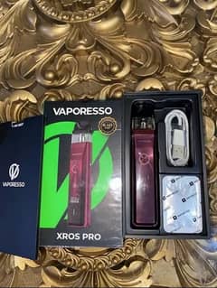 Vaporesso Xros Pro Purple Colour 2 day used Full Box Coils Extra Seal