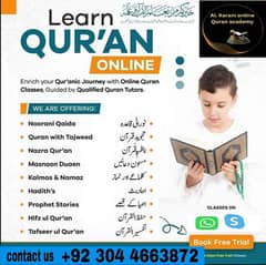 Teach online Holy Quran