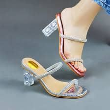 Ladies latest footwear collection.