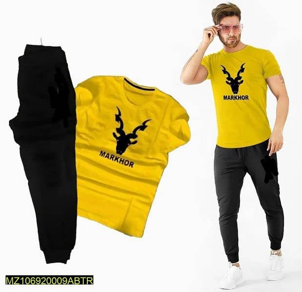 Man Track Suit with Markhor Logo 0