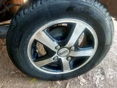alloy rim with tyre 12 no