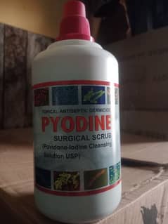 pyodine solution & scrub