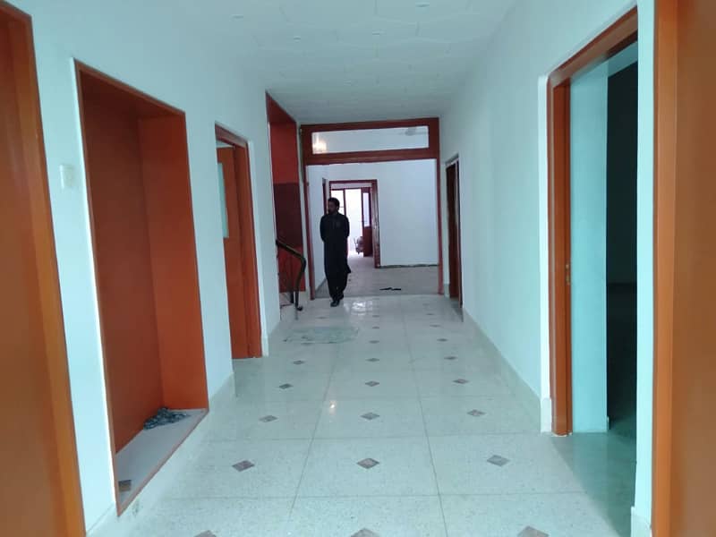 27 Marla Corner Semi Commercial Building On Rent at Peoples Colony Ideal For Clinics, Salon, Offices 0
