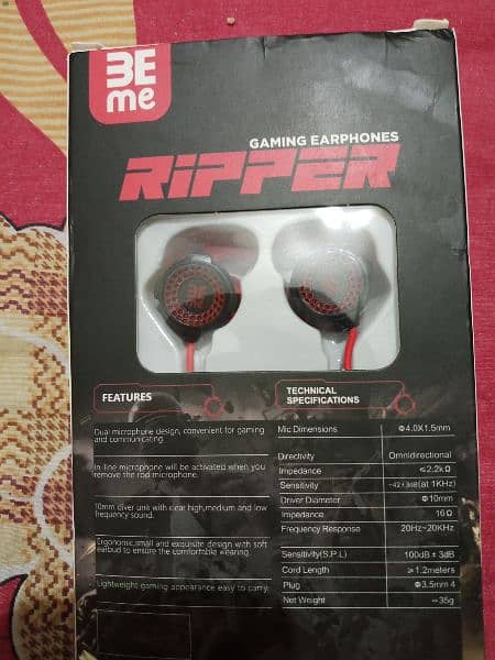 Beme ripper gaming handsfree with detachable mic 6