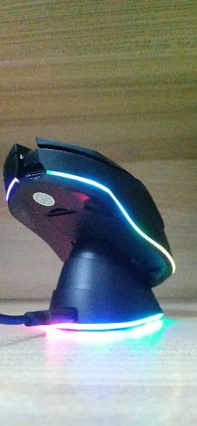 Klim Blaze Pro Wireless Rgb mouse with charging dock 3