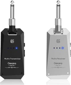 Getaria Wireless Guitar Transmitter Receiver Set, 5.8GH 4 Channel Guit