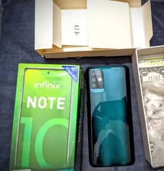 Infinix note 10 ram 6 room 128 with box