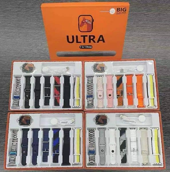 7 straps ultra watch( delivery ke waqt Parcel khol ke check Karen ) 0