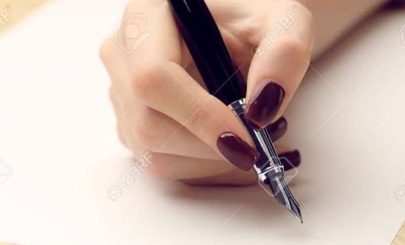hand writing assignment work 0