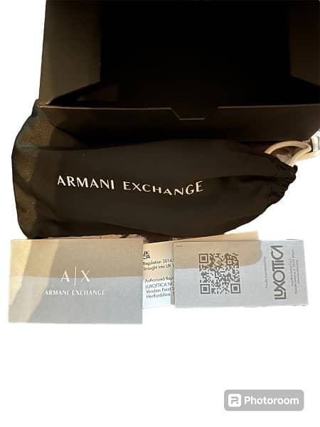 Armani exchange Matte blue sun glasses OAX4124SU 1