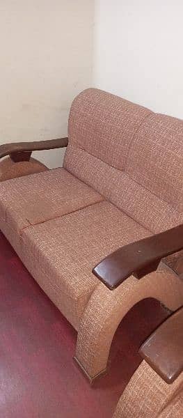 7 seater heavy duty arm pure wood 2