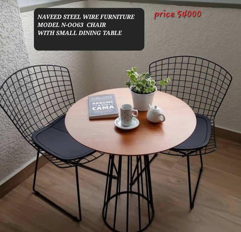 Steel Table Chair / Coffee table / Other steel & Wire furniture 16