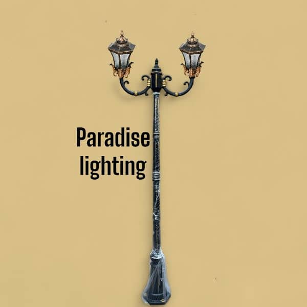 Fancy street light | Garden pole lamp | Aluminium sand casting light | 0