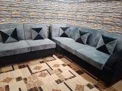 Partal Wood Sofa Set