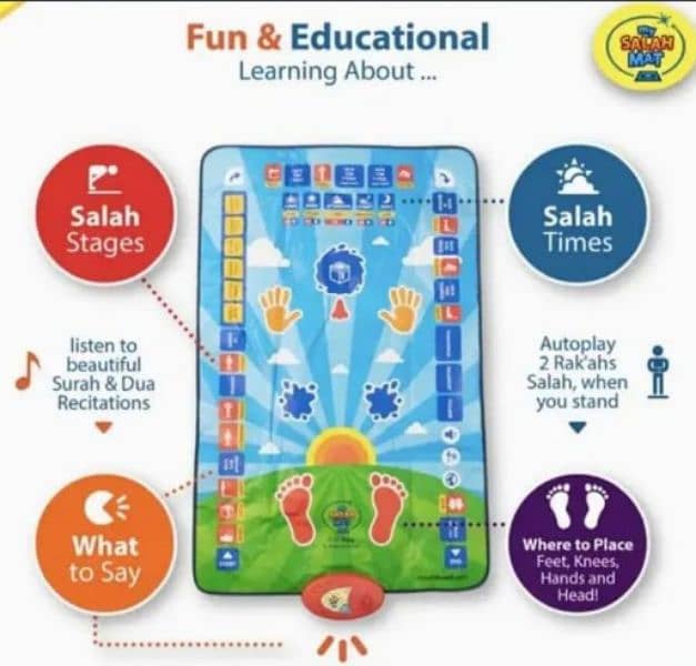 Electronic Educational Learnings JAY NAMAZ for kids girls & boys 8