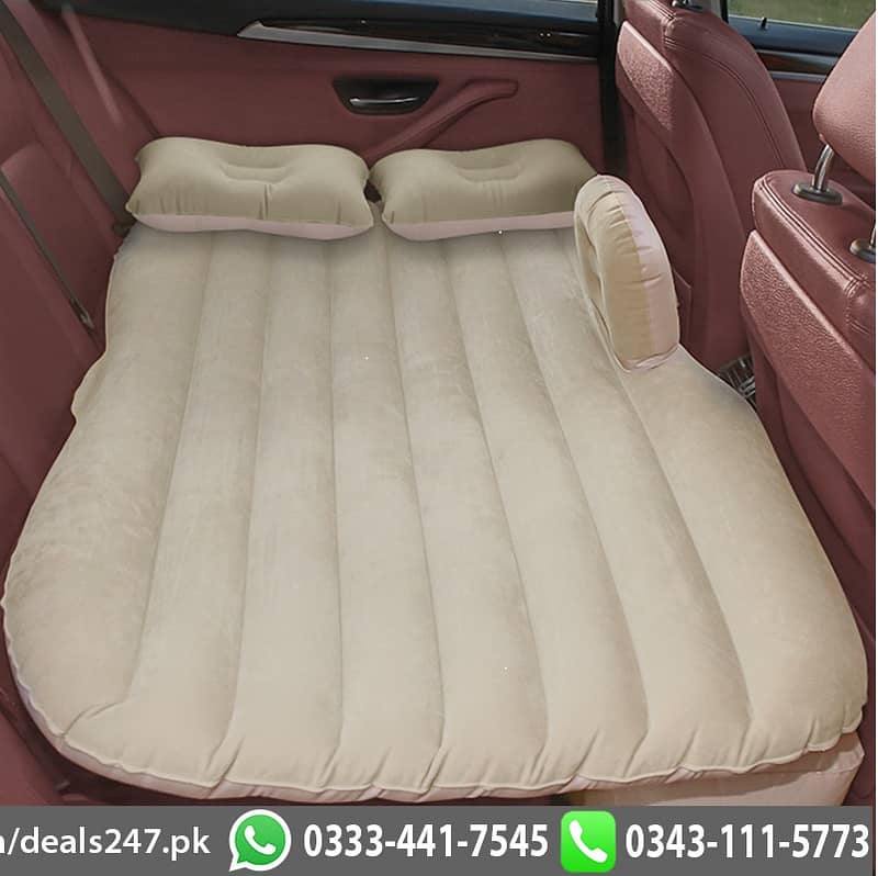 Car Air Mattress for Back Seats Suitable for al Cars & Long Travelling 0