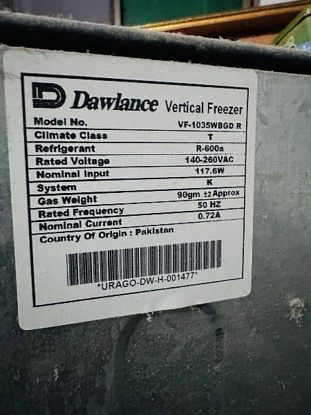 dawlance freezer for sale 4
