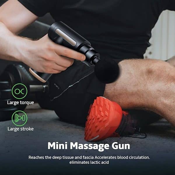 Handheld Muscle Massager Gun With 4 Massage Heads For Deep Tissues 1