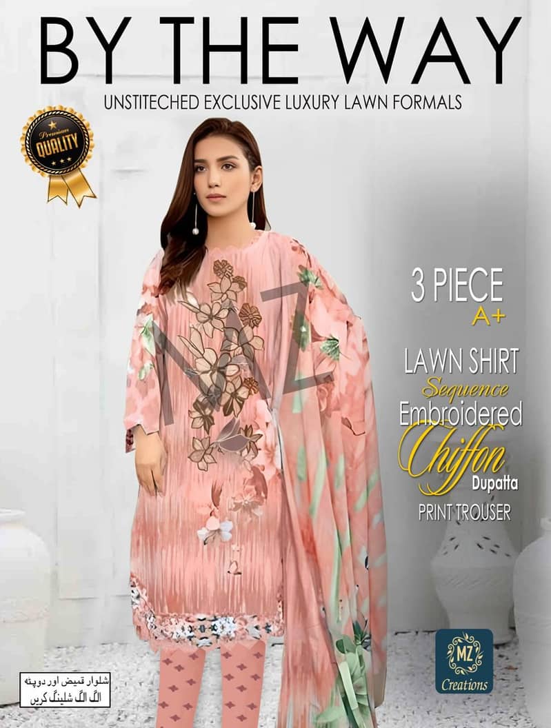 lawn suits|unstich | summer collection|womens suit|suits for eid 3