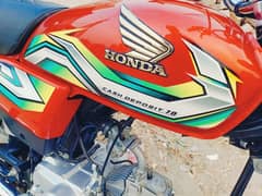 Honda CD70 2023 All Punjab Number Lush Condition 10/10