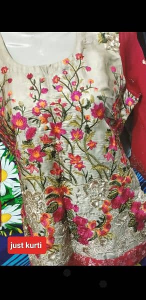 just kurti | stitched| embroidery | 0