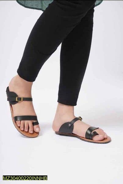 women PVC plain sandal 1