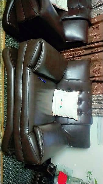 Leather sofa set 7 seater 2