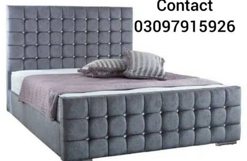 king size double bed 0