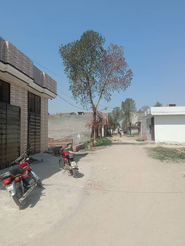 3 Marla Single Story Corner House Rajistri Intkal Kahna Alu Road Lahore 21
