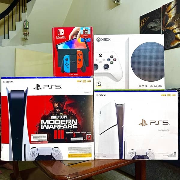 Playstation 5 / PS5 , Xbox Series S , Nintendo Switch OLED 0