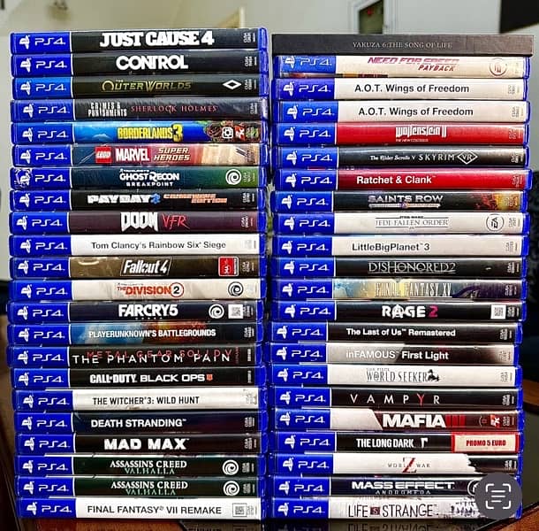 PS4 / Playstation 4 used games in 10/10 condition 1