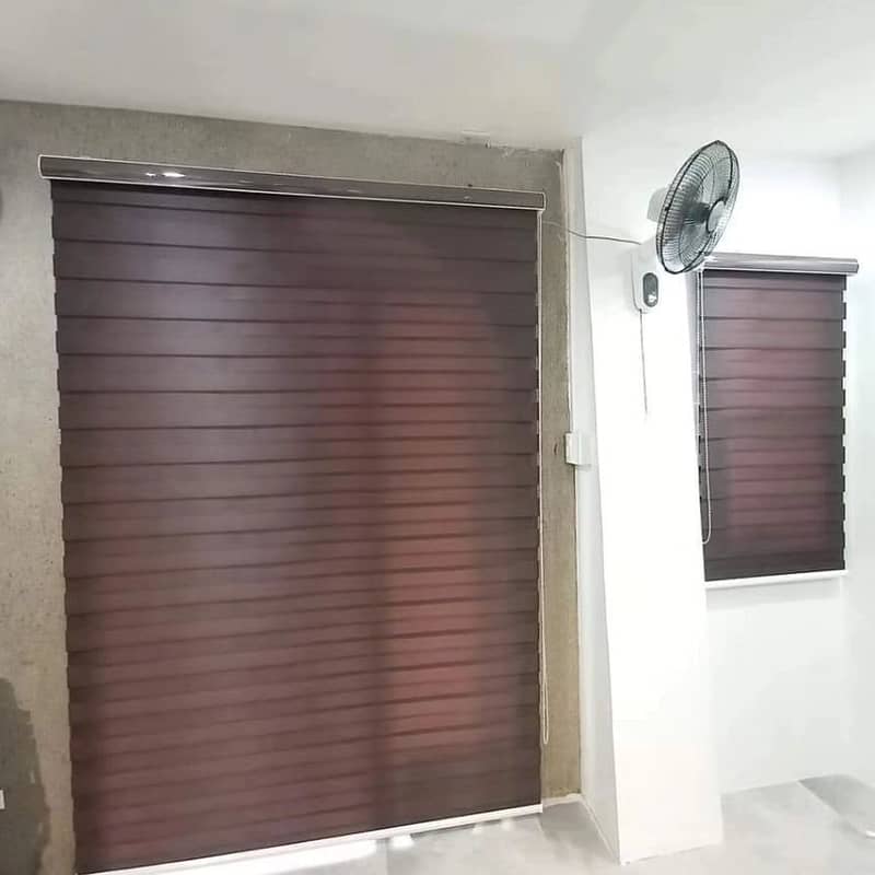 office blinds/rollers /zebra with remote control 5