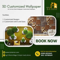3D Wallpaper / Customized Wallpaper / Canvas sheet / Flex Wallpaper 0