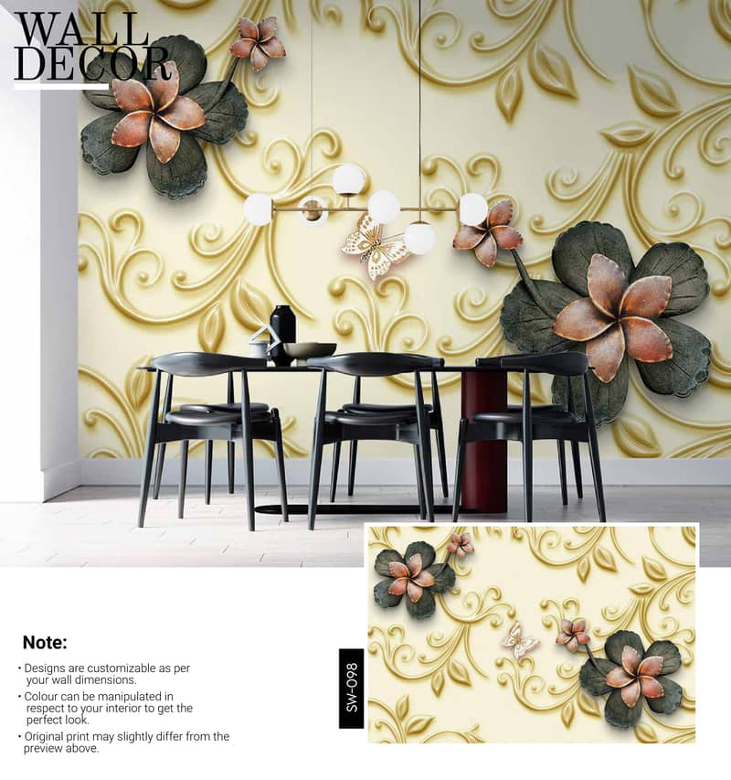 3D Wallpaper / Customized Wallpaper / Canvas sheet / Flex Wallpaper 5